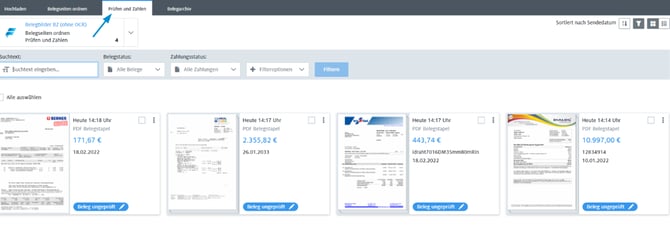 Prüfen und Zahlen Agenda