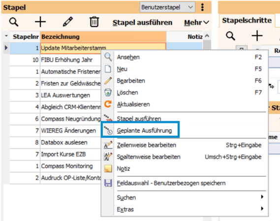 BMD Geplante Ausführung