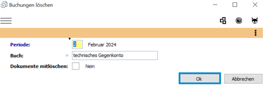 BMD Löschen Bestätigung