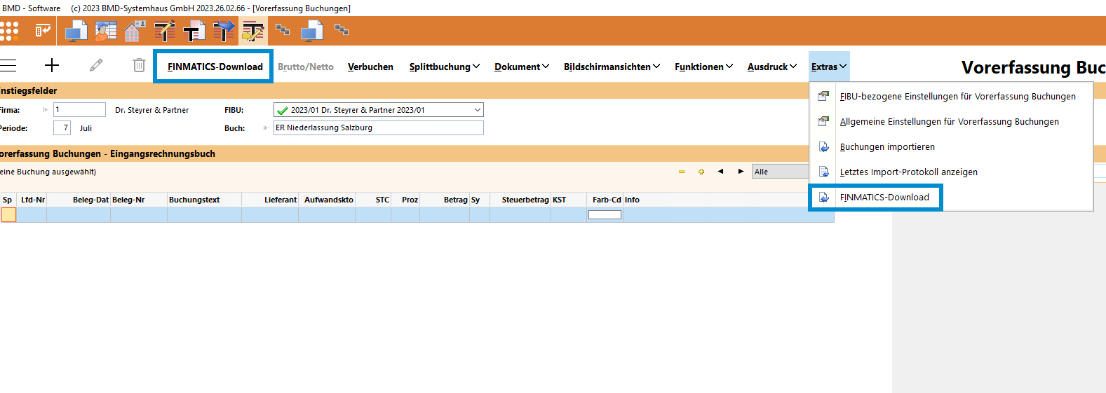 Finmatics Download Button