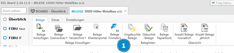 RZL Board Finmatics Abruf