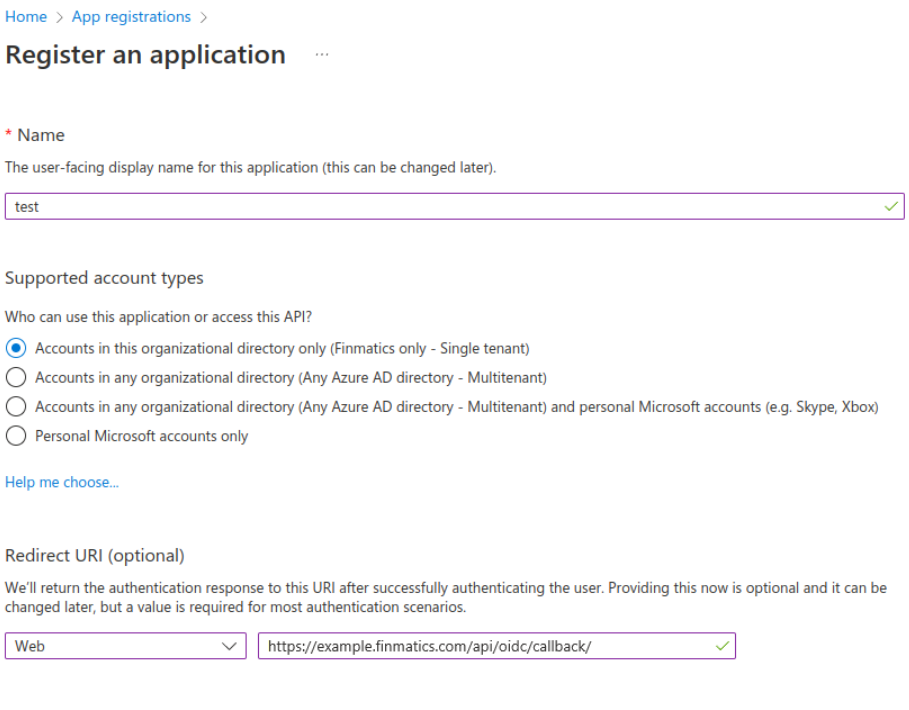 Azure App Registration