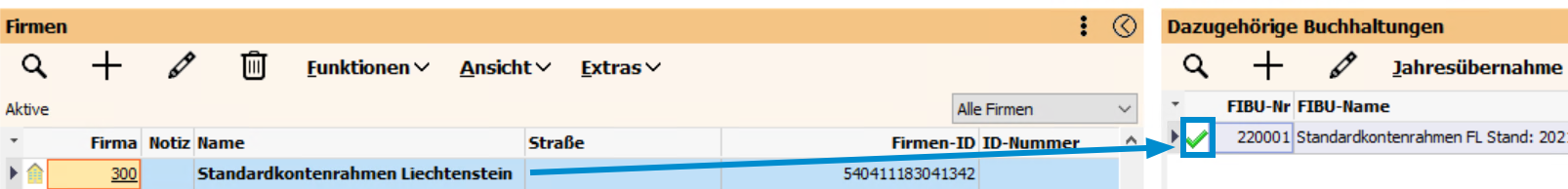 Aktuelle FIBU in BMD erkennen