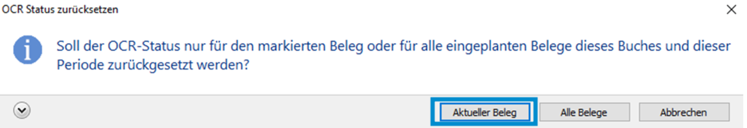 Bestätigung Dialog